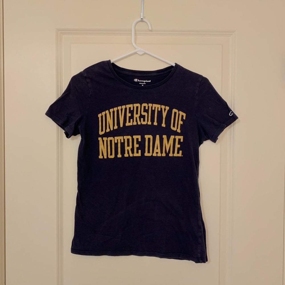 University of Notre Dame Women’s Cut Tee Shirt Fighting Irish Size Medium